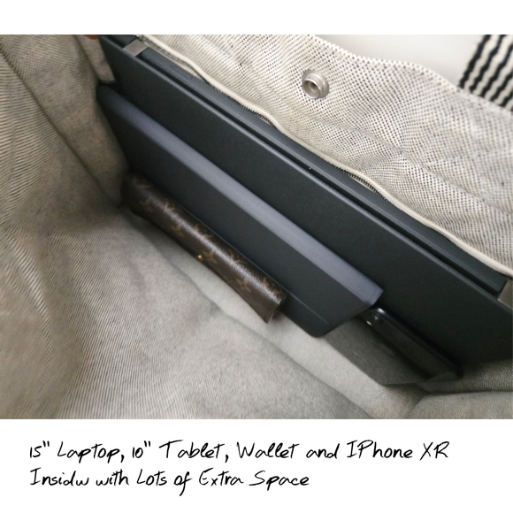 Authentic HERMÈS Fourre Tout XL Tote Laptop Business Briefcase Bag - Picture 11 of 16